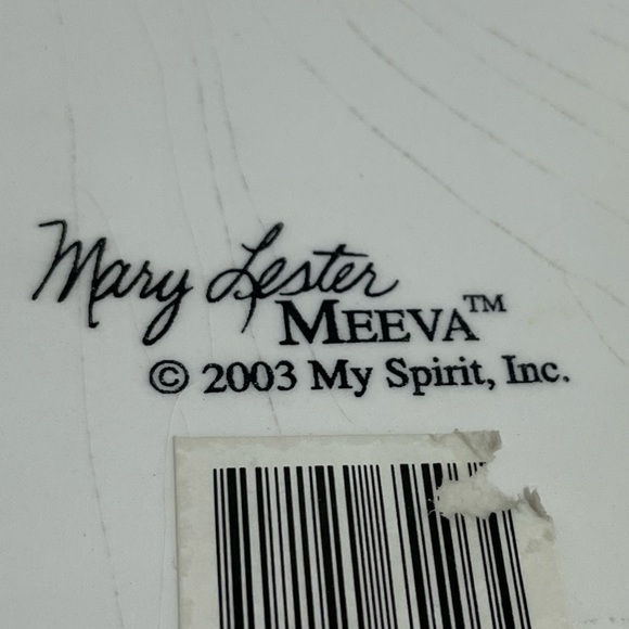 Vintage, ceramic, matzo dish, man and woman dancing Meeva Mary Lester design - Picture 3 of 6